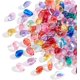 thumbnail image 1 of 100 colgantes de vidrio en forma de lágrima de 9 x 6 mm, cuentas de vidrio de colores mezclados con orificio de 1 mm para hacer collares, aretes y joyas en San Valentín., 1 of 7