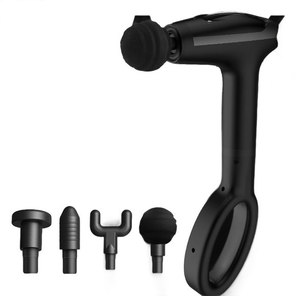 Massage Gun with Extension Handle, Reach Massage Gun, Massager, Muscle Massage Gun with Touchable LED Screen for Home Training, Full Body Muscle Massage and Relaxation