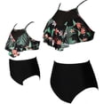 thumbnail image 2 of Girls Swimsuit Two Pieces Bikini Set Ruffle Falbala Swimwear Bathing Suits, 2 of 4