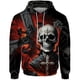 thumbnail image 2 of Sudadera con capucha para hombre de otoño con estampado 3D de calavera, ropa para hombre, sudadera holgada con capucha, ropa Y2k, sudaderas góticas para hombre, 2 of 4