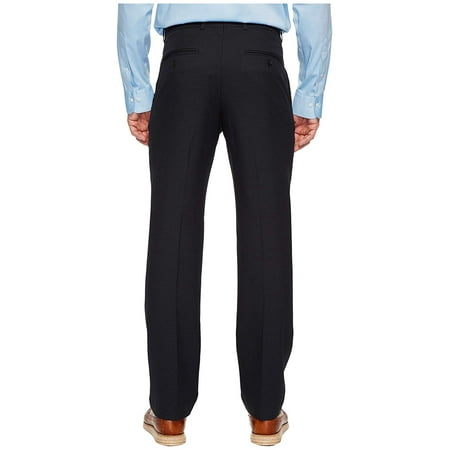 Pantaloni Eleganti Uomo Perry Ellis Modern-Fit - 100% Poliestere Performance - Cavallo 30 Pollici - Foto 10