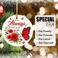 thumbnail image 5 of in loving memory Ornament Christmas, Memorial Ornament Ceramic Christmas, Bereavement Ornament, Bereavement, Family Loss, Memorial Quote Gift Keepsake, 5 of 6