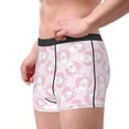 thumbnail image 2 of Pofeuu Cute Rabbit Print Men’s Boxer Briefs, Moisture-Wicking Underwear, Regular,Trunk-Small, 2 of 5