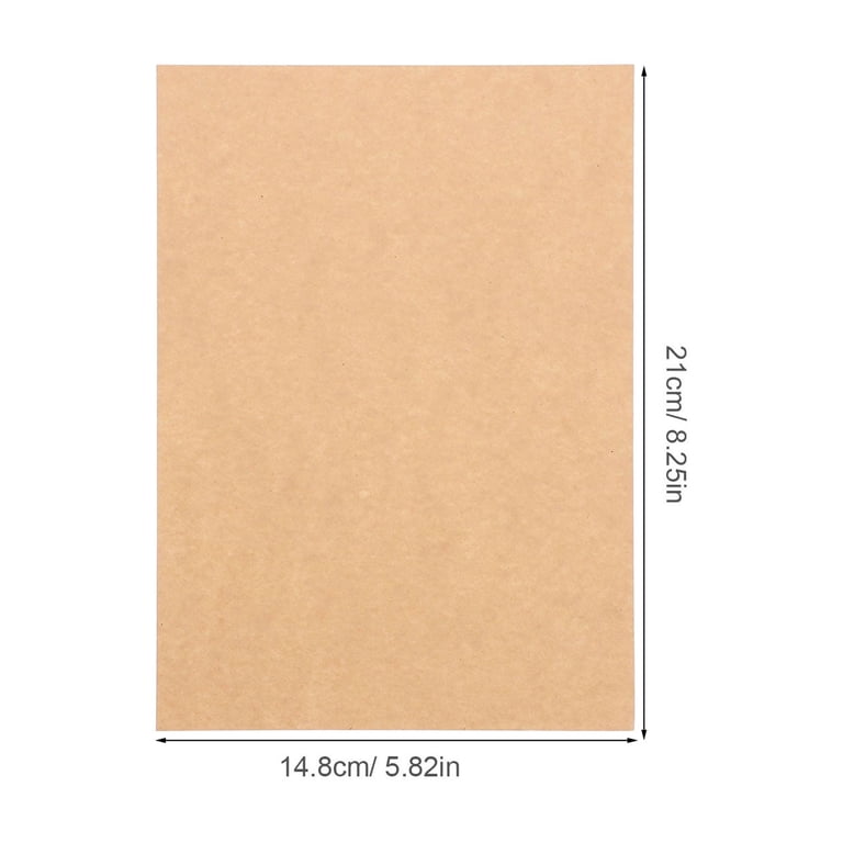 LULULION 50 Sheets Lined Letter Writing Paper Brown Paper for ...