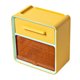 thumbnail image 1 of Caja de rollo de papel higiénico, soporte de papel higiénico impermeable para montaje en pared, sin perforación, caja de rollo de papel higiénico, doble capa, amarillo, 1 of 5