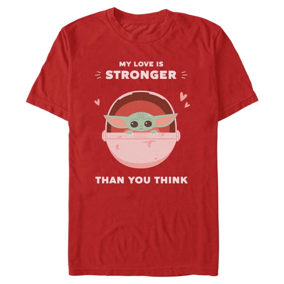Mens Star Wars: The Mandalorian My Love Is Stronger Than You Think T Shirt