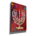 thumbnail image 2 of Epic Graffiti 'Colorful Menorah' by Linda Woods, Canvas Wall Art, 26"x40", 2 of 5