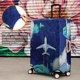 thumbnail image 5 of Blue Sky Aeroplane Travel Suitcase Cover - Washable Luggage Cover Elastic Anti-Scratch Suitcase Cover Fits 18-20in Luggage Cover, 5 of 6
