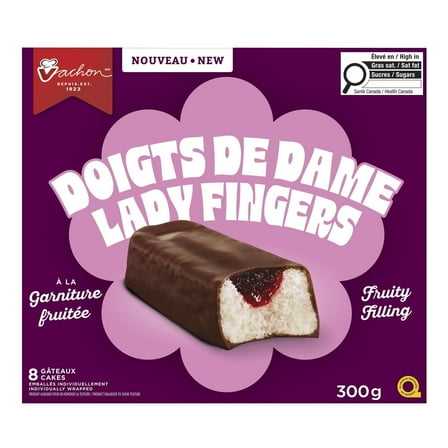 Vachon Fruity Lady Fingers Cakes, Individually Wrapped Cakes - 300g/10.5 oz