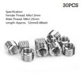 thumbnail image 2 of Affordable And Efficient Thread Repair Solution 30 Threaded Inserts For M6X1 0 Inner And M8X1 25 Outer Threads M6-M8-L12Mm, 2 of 7
