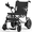 Black, variant on Electric Wheelchair for Adults, Traingiver 45lbs Ultra Lightweight Foldable Motorized Wheelchair for Seniors, 500W All Terrain Power Wheelchair with 15+ Miles Long Range, 350 lbs Capacity