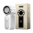 thumbnail image 6 of Portable Handheld Mini Fan with Digital Display Turbine, Type-C Usb Rechargeable High Wind Outdoor Personal Fan for Travel Beach Essentials Camping Hiking Office Commuting Library Sports, 6 of 9