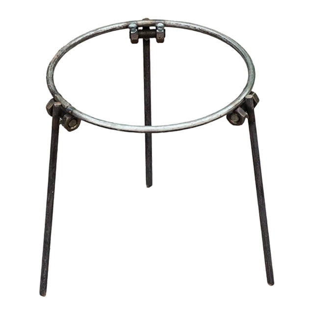 Ethern Campfire Tripod Folding Camping Grill Multipurpose Cookware Bracket Pan Pot Rack 19cm Single Ring