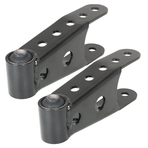 Rear Lowering Shackle Kit Black 6400 Replacement for GMC Chevy Dodge F-150