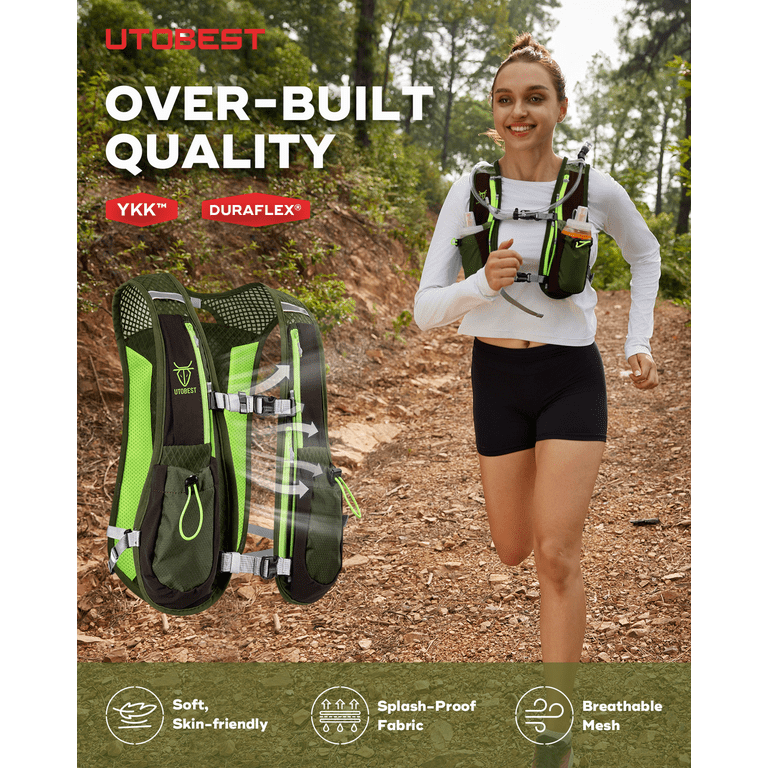 UTOBEST Lightweight Running Backpack with Water Bladder