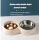 thumbnail image 4 of Comedero lento para perros y gatos de acero inoxidable, comedero para cachorros y agua antiasfixia, color blanco, 4 of 4