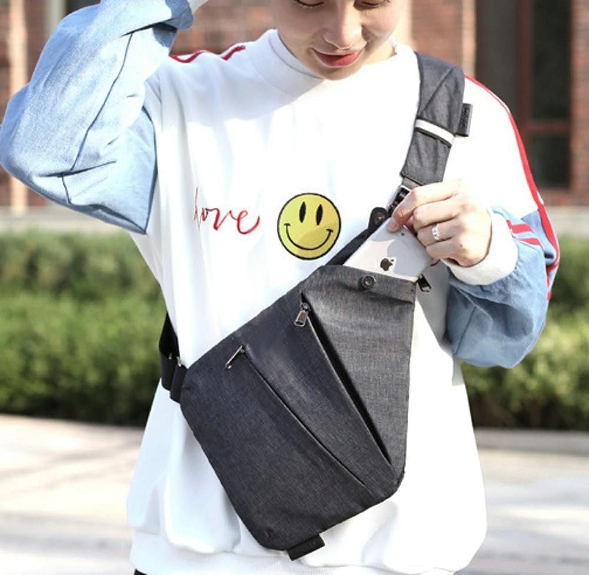 CHUNTIAN Wander Plus Anti Theft Bag Wander Plus Travel Bag Waterproof Shoulder CrossBody Travel Bag Saddle Sling Bag
