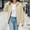 Beige, variant on Women's Hoodies & Sweatshirts Ladies' Fashionable And Casual Shoulder Long Sleeved Hooded And Velvet Composite Sweatshirt, Women's Hoodies & Sweatshirts L
