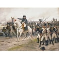 thumbnail image 2 of Ponsan, Edouard-Benard-Debat 14x11 White Modern Wood Framed Museum Art Print Titled - Napoleon at The Battle of Friedland, 2 of 4