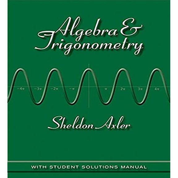 Pre-Owned Algebra and Trigonometry, 9780470470817, 047047081X, Paperback, 1 edition