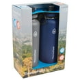thumbnail image 2 of Thermoflask Double Wall Vacuum Insulated Stainless Steel Water Bottle 2-Pack, Midnight/Stone, 2 of 6