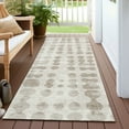 thumbnail image 6 of Addison Rugs Chantille Indoor/Outdoor Transitional Circles Ivory Washable Runner Rug, 2'3" x 7'6", 6 of 6