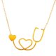 thumbnail image 1 of Colr de cadena colgante de enfermería con corazón Sunnimix  Collar de la mujer, 1 of 8