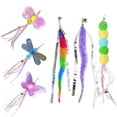 thumbnail image 1 of Cabeza de repuesto para palo de gato, insecto, oruga, diadema de repuesto, accesorios de campana, juguetes para mascotas, 1 of 4