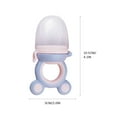 thumbnail image 4 of Baby Fruit Food Feeder Pacifier for 3-24 Months, Silicone Pouches for Toddlers & Kids & Babies - Fresh Food Feeder, Infant Fruit Teething Teether Toy, 4 of 4