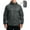 Gray, variant on CharmCyan Lightweight Waterproof Hooded Windbreaker Jacket for Men with Adjustable Drawstring and Full Zip Closure for Outdoor Activities Army Green L