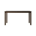 thumbnail image 4 of Home Design Camden Writing Desk with Spacious Tabletop and Sturdy Legs, Modern Streamlined Design for Home Office, Study Nook, or Living Space, Brown, 4 of 9