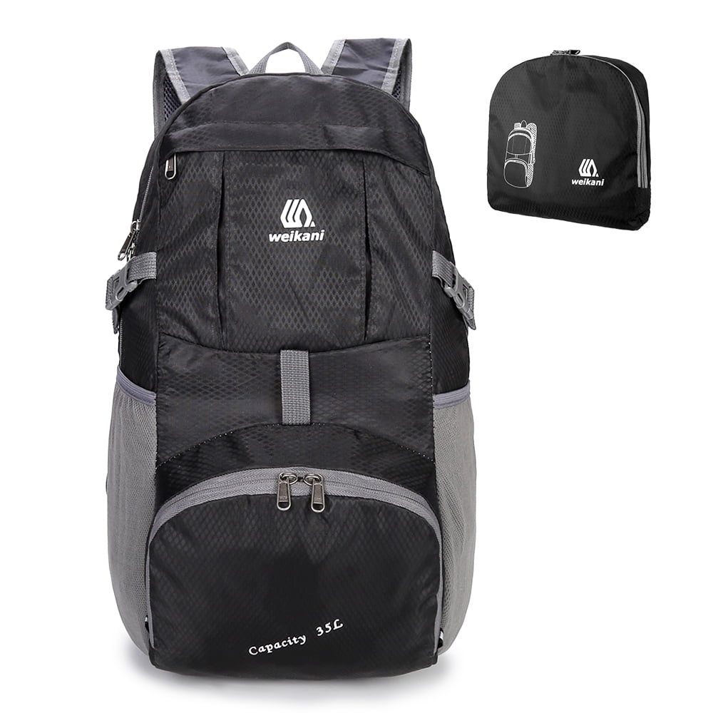 travel foldable nylon backpack