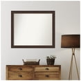 thumbnail image 2 of Amanti Art Custom Wall and Bathroom Mirror (34.5 x 40.5 in.), Lara Bronze Frame, 2 of 7