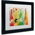 thumbnail image 2 of Trademark Fine Art "Bouteilles" Canvas Art by Color Bakery White Matte, Black Frame, 2 of 4