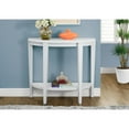thumbnail image 5 of Monarch Specialties Accent Table, Console, Entryway, Narrow, Sofa, Bedroom, White Laminate, 5 of 5