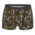 thumbnail image 5 of Uemuo Mushroom Garnish Pattern Men's Boxer Briefs,Trunk Anti-Chafing,Comfortable, Durable, and Stylish Underwear-Large, 5 of 9