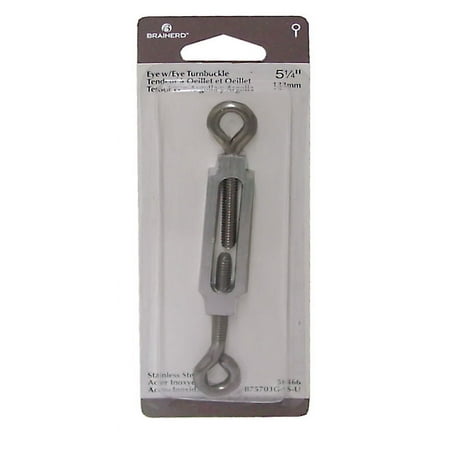 

(20 Pack) Stainless Steel Turnbuckle Eye/Eye 5-1/4 (Closed) LQ-B75703G-SS-U