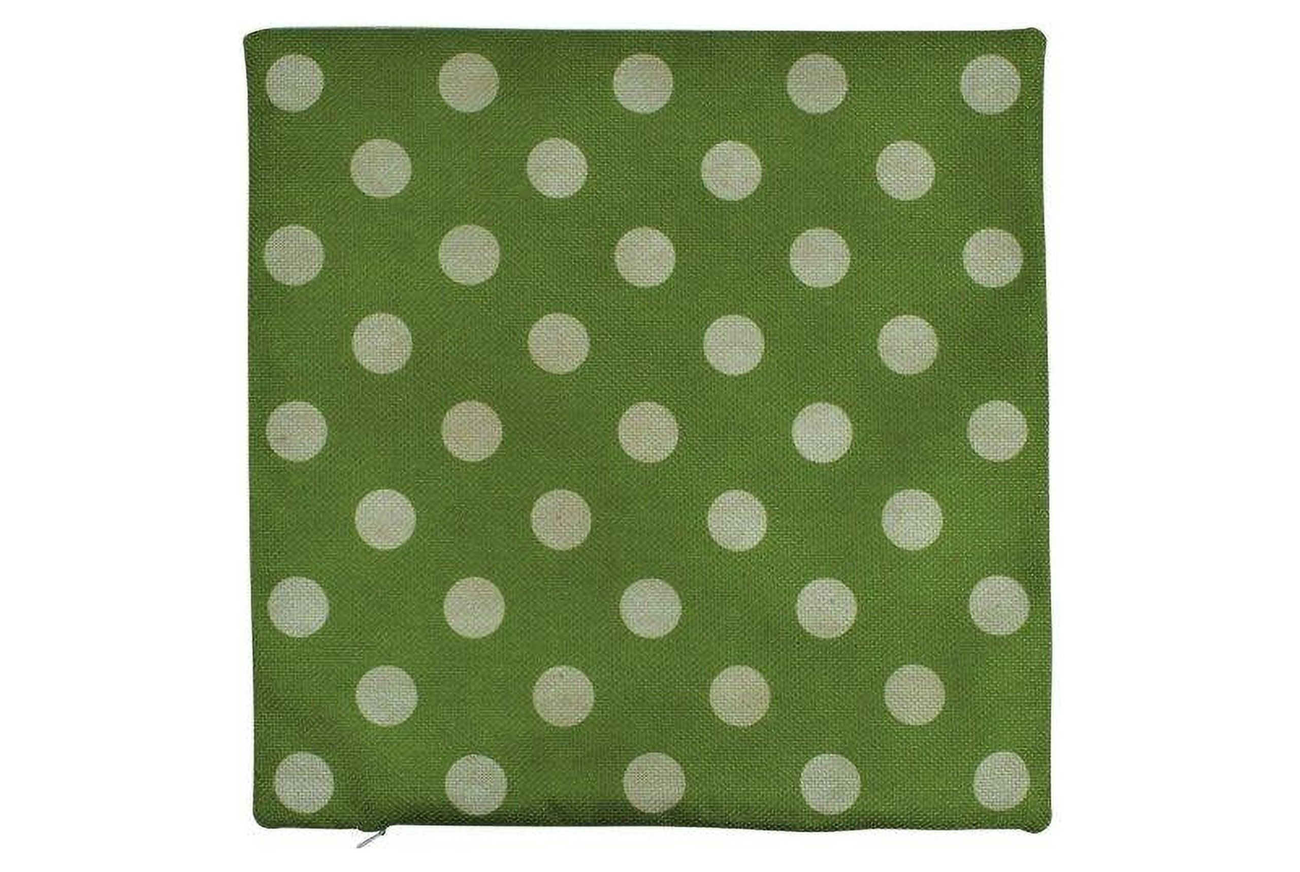 Green and white Polka Dots | Pillow Cover | Solid Accent Pillows | Polka Dot Pillow |  Best Place for Throw Pillows | Green Throw Pillows