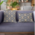 thumbnail image 3 of Plutus Brands Blue Plutus Cube Diamond Luxury Throw Pillow 26 in x 26in, Double Sided 26" x 26", 3 of 9