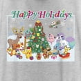 thumbnail image 2 of Women's Pokemon Happy Holidays Crew  Racerback Tank Top White Heather Medium, 2 of 4