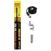 NEW FIRESTIK 2 FS2 BLACK, FS2 B 2FT CB ANTENNA, 9FT COAX, MOUNT AND SPRING