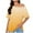Yellow, variant on fatyb Women's off the Shoulder Tops Short Sleeve T Shirts Oversized Summer Loose Gradient Blouses