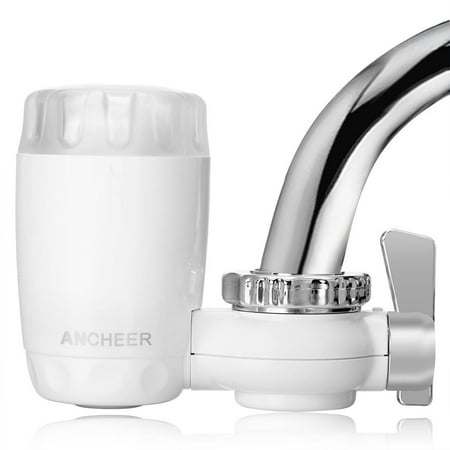 Home Kitchen Supplies Tap Faucet Ceramic Water Purifier Filter System White (Best House Water Purification System)
