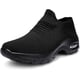 thumbnail image 2 of TANTOO Calzado de Caminata para Mujer sin Cordones y Zapatillas de Tenis para Mujer Ligeras cómodas de Malla Negro puro 25.0 cm Negro puro 25.0 cm Xishao ropa, 2 of 2