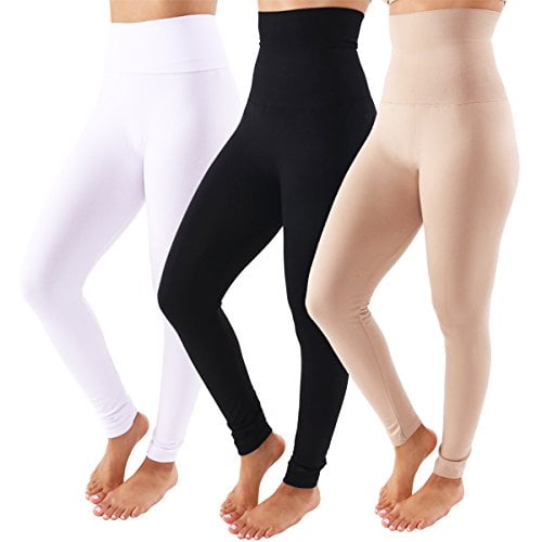 thick white leggings