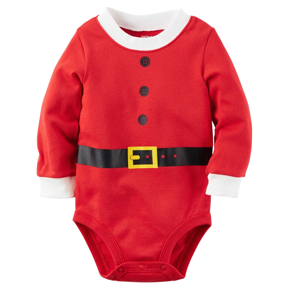 Carters Unisex Baby Clothing Outfit Santa Collectible Bodysuit Red