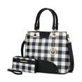 thumbnail image 1 of Sac à Main Gabriella Checkers avec Portefeuille, Noir, 1 of 1