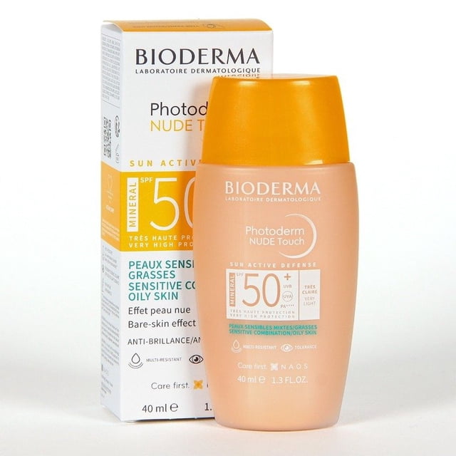 Photoderm Nude Touch Bioderma Protector solar efecto piel natural 40 ml