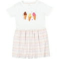 thumbnail image 3 of Inktastic Ice Cream Trio with Sprinkles Girls Toddler Dress, 3 of 5