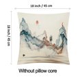 thumbnail image 2 of Juego de 4 fundas de almohada decorativas de 45x45CM con pintura de tinta de paisaje, fundas de almohada para sofá Vhermosa BST3053944-3, 2 of 5